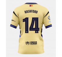 Barcelona Marcus Rashford #14 Koszulka Wyjazdowa 2025-26 Krótki Rękaw